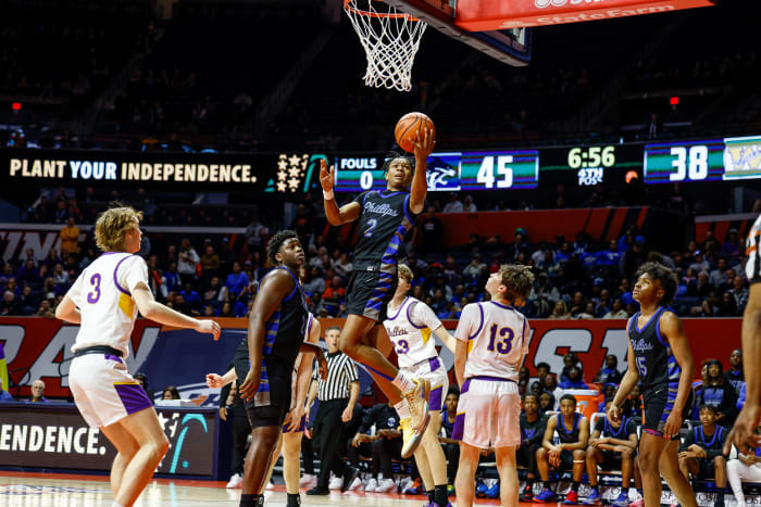 Phillips Academy Williamsville Illinois boys basketball March 7 2024 Nate Latsch 26519